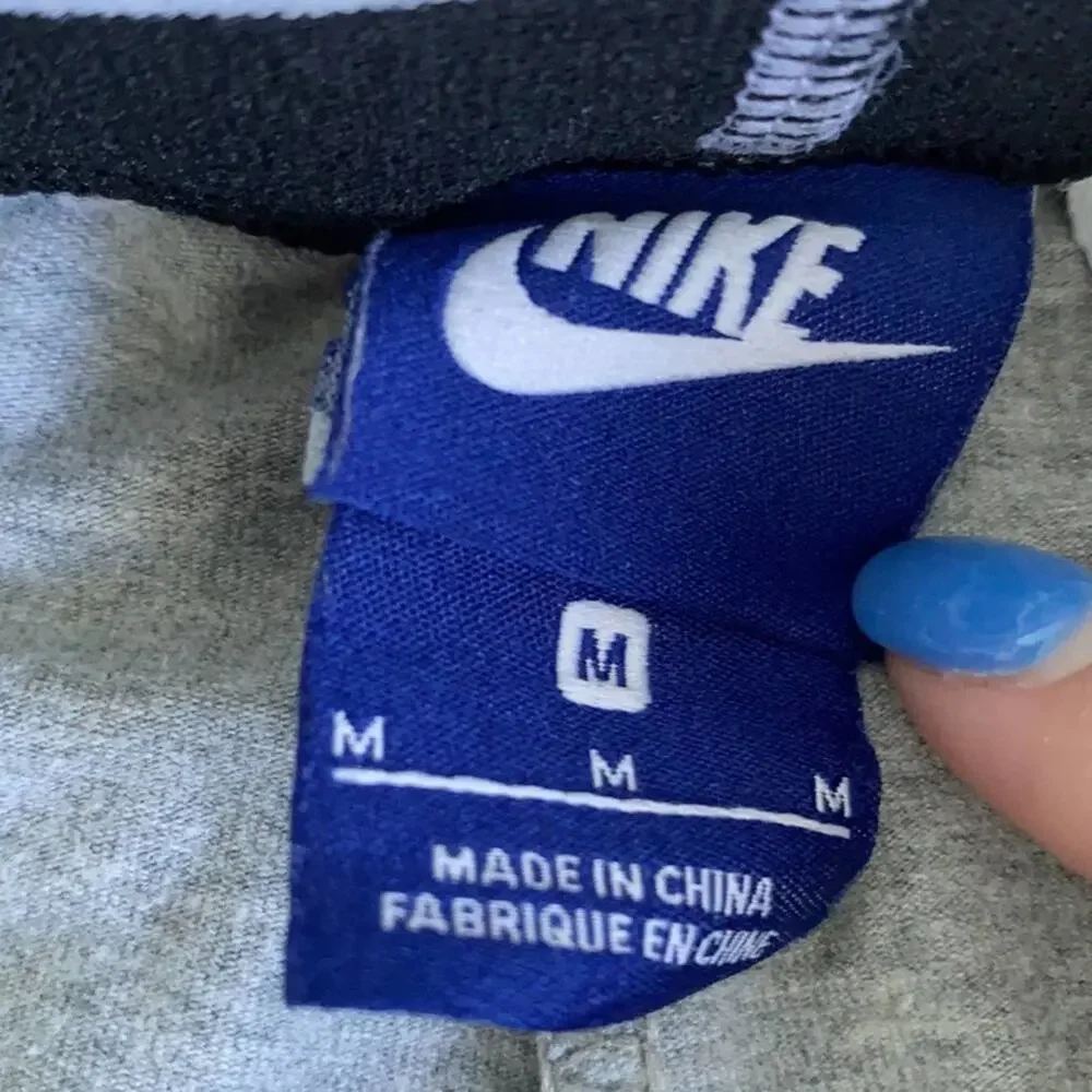 Nike Heather Gray/White Club Capri Cozy Leggings